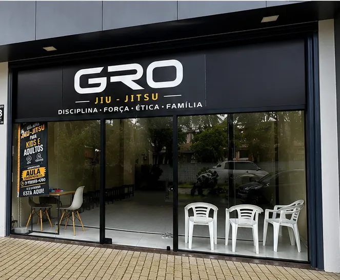 Fachada da GRO Jiu-Jitsu